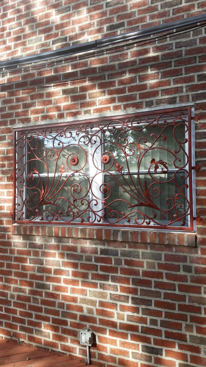 Custom Iron Window Guard